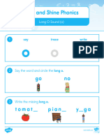 Color Rise and Shine Phonics Long O Sound