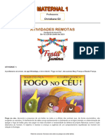 Educaçao Infantil Festa Junina Fogo No Ceu