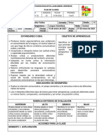 1° Periodo. Lenguaje 10° - 1. Diagnóstico