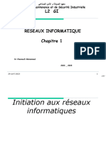 Chapitre 1 Initiation Reseau - Informatiaue L2 Gi