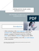 Post Op Pain & Sensitivity-2022