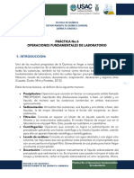 Práctica No 6 - Operaciones Fundamentales de Laboratorio - Presencial