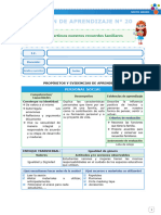 Sesiones de Aprendizaje - Semana 3 - UD III