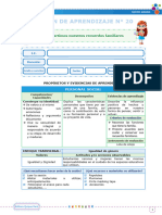 Sesiones de Aprendizaje - Semana 3 - UD III - Editora Quipus Perú