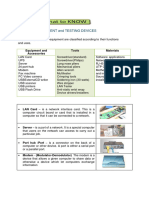 Third Quarter Materials and Tools