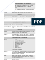 Características Del Sistema de Una Notebooks