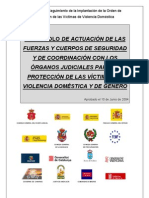 Protocolo de Actuacion Policia. Violencia Domestica y Genero