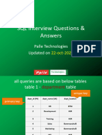 SQL Interview Questions With Theory Answers