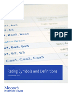 Moody's Rating Symbols and Definitions