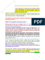 Le Type D'action de Grâce Qui Active La Moisson Abondante