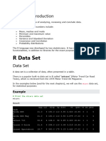 Statistics Introduction