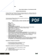 Convocatoria de TN 40 Años y Mayores