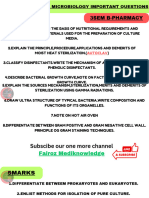 Microbiology Important Question 2024