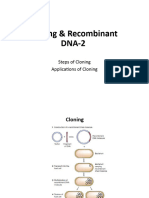 Lec-6 Cloning & RDNA-2 & CDNA