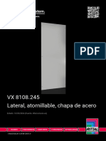 8108245-Lateral, Atornillable, Chapa de Acero