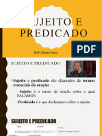 Sujeito e Predicado