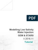 Modelling Low Salinity Water Injection With GEM - TUTORIAL - 2017