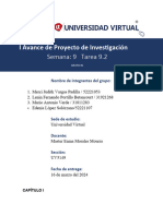 Copia de Estructura Organizacional Tercer Avance Avance de Proyecto de Investigación - Grupo 1