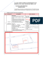 PLAN DE CLASES - Licencia B (Tabacundo)