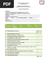 Guión de Observación Corrección