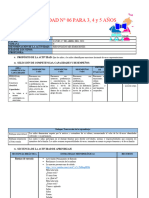 Actividades para 3,4 y 5 Años Semana 6