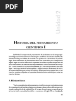 Historia Del Pensamiento Cientifico