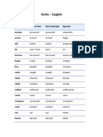 Basic Verb List