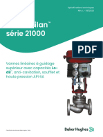 Masoneilan 21000 Globe Valve Tech Spec French