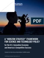 MITRE A Horizon Strategy Framework For Science & Technology Policy - 2023