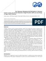 A New Approach To Water Saturation Modeling and Distribution in Dynamic