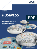 Topic Exploration Corporate Social Responsibility Teacher Pack