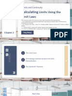 2.2 Calculating Limits Using The Limit Laws