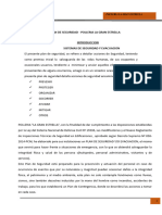 Plan de Seguridad - Polleria La Gran Estrella Introduccion Sistemas de Seguridad Y Evacuacion