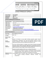 Course Outline MAT 116