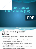 Corporate Social Responsibility For Discussion