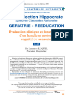 Evaluation Clinique Et Fonctionnelle D'un Handicap