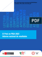 Reporte de Resultados PISA 2022 Perú