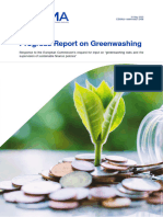 ESMA30-1668416927-2498 Progress Report ESMA Response To COM RfI On Greenwashing Risks