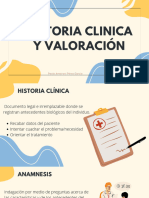 Historia Clinica y Valoración