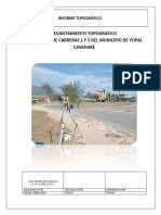 Informe Topografico Via Calle 30 Yopal-Cas