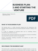 Business Plan - Chapter 7 - Hisrich