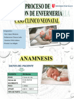 Caso Clinico Neonato Problema Respiratorio