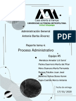 Reporte 4 Proceso Administrativo