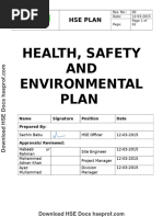 HSE Plan - 1