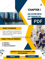 Chapter I An Overview of Financial Management