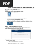 How To Setup SSL-VPN For Apple MacBook