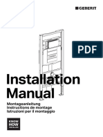 Geberit 111.335 Installation Sheet