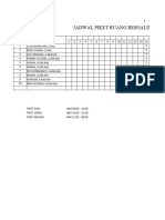 Jadwal Piket Ruang Bersalin 1