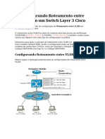 Configurando Roteamento Entre VLAN em Um Switch Layer 3 Cisco