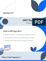 OFF-Page SEO - Presentation2 16-05 Final